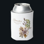 Rafraîchisseur Pour Canette Boho Rustic Nature Botanique Fête des mariées pers<br><div class="desc">Boho Rustique Dusty Purple Nature Botanique Terme Fête des mariées personnalisée Peut refroidir</div>