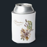 Rafraîchisseur Pour Canette Boho Rustic Nature Botanique Fête des mariées pers<br><div class="desc">Boho Rustique Dusty Purple Nature Botanique Terme Fête des mariées personnalisée Peut refroidir</div>