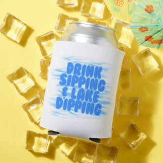 Rafraîchisseur Pour Canette Boire Sipping & Lake Dipping arrière - plan d'eau
