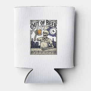 Rafraîchisseur Pour Canette Boîte à bière squelette vintage Halloween Fête