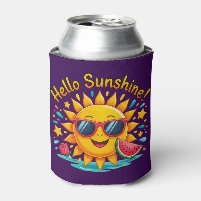 Rafraîchisseur Pour Canette Bonjour Sunshine  (Can devant)