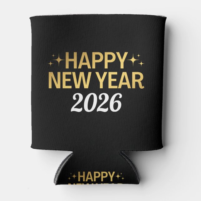 Rafraîchisseur Pour Canette Bonne année 2026 (Devant)