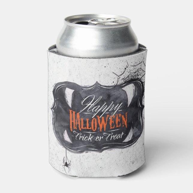 Rafraîchisseur Pour Canette Bonne Halloween peut refroidir (Can devant)