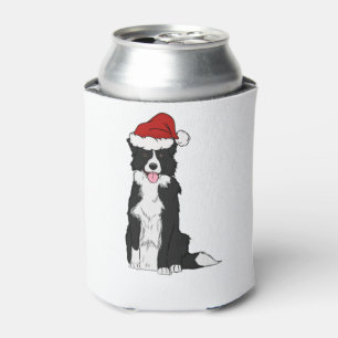 Rafraîchisseur Pour Canette Border Collie de Noël  1