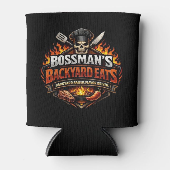 Rafraîchisseur Pour Canette Bossman's Roi Du Grill (Devant)