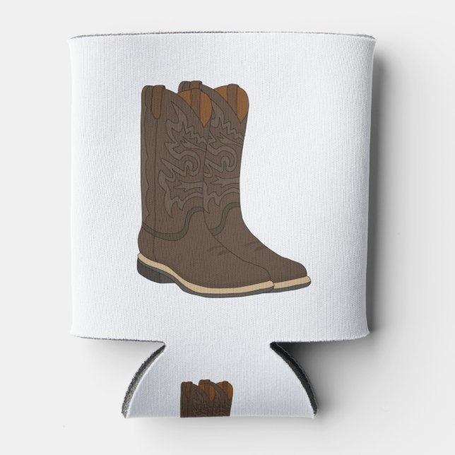 Rafraîchisseur Pour Canette Bottes rustiques (Devant)