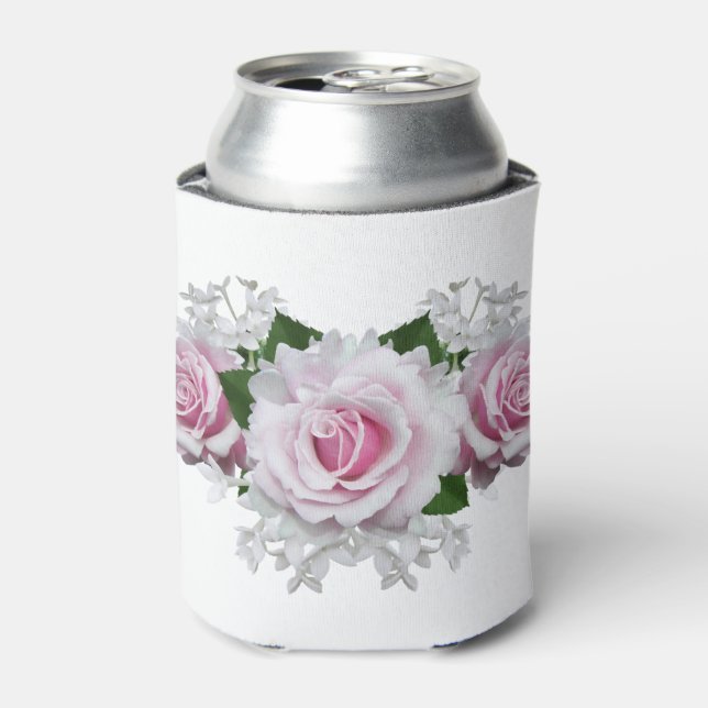 Rafraîchisseur Pour Canette Bouquet rose (Can devant)