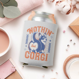 Rafraîchisseur Pour Canette Bouton de Corgi adorable avec citation "Rien d'aut