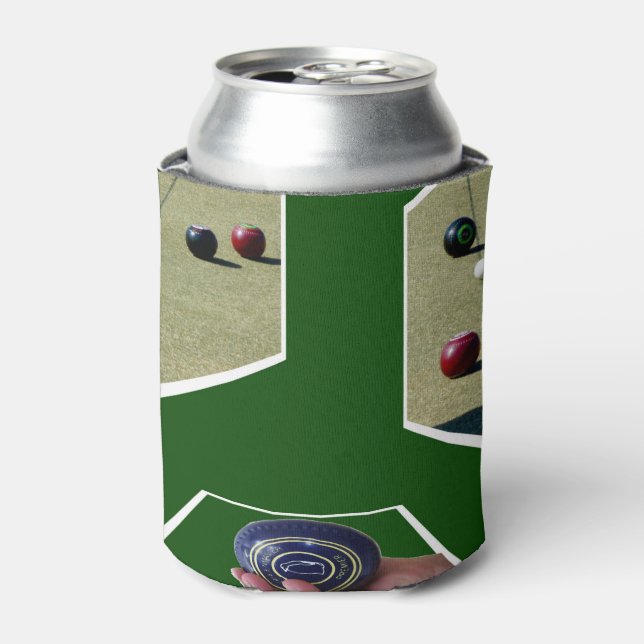 Rafraîchisseur Pour Canette Bowling sur gazon Art dimensionnel, (Can devant)