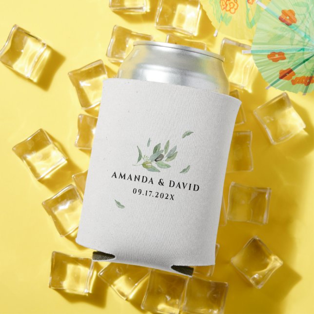 Rafraîchisseur Pour Canette Branche de feuilles d'olive de Toscane (Été in situ)