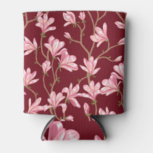 Rafraîchisseur Pour Canette Branches Magnolia : Illustration Vintage florissan