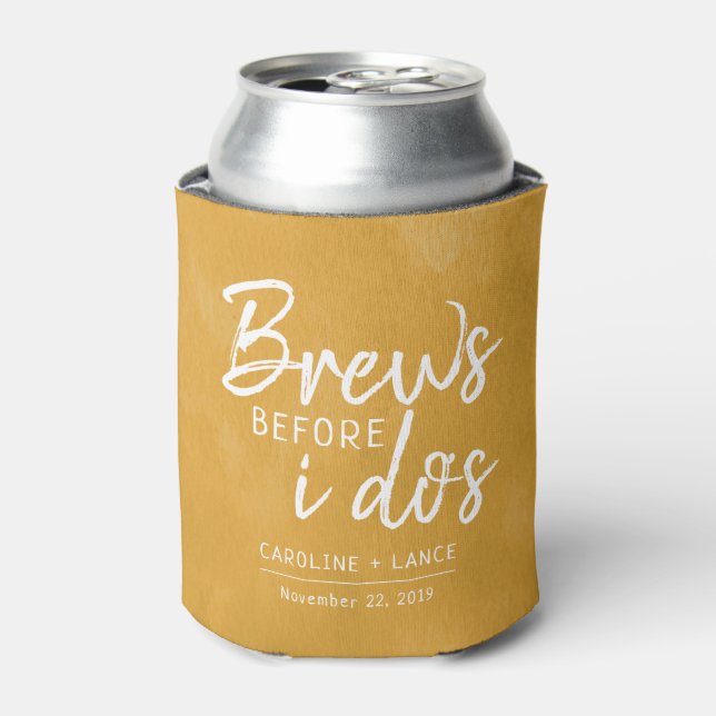 Rafraîchisseur Pour Canette Brews Before I Do's Co-Ed Wedding shower (Can devant)