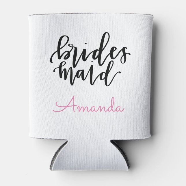 Rafraîchisseur Pour Canette Bridesmaid Can Cooler - Personnaliser le nom (Devant)