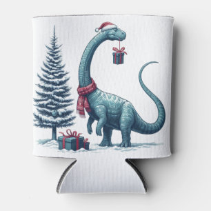 Rafraîchisseur Pour Canette Brontosaurus dinosaure de Noël