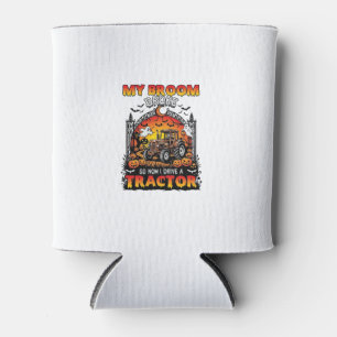 Rafraîchisseur Pour Canette Broom Broke Tractor Halloween Witch Ghosts_1
