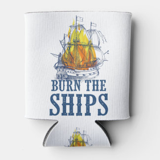 Rafraîchisseur Pour Canette Brûler les navires, Pour King et Country fan art