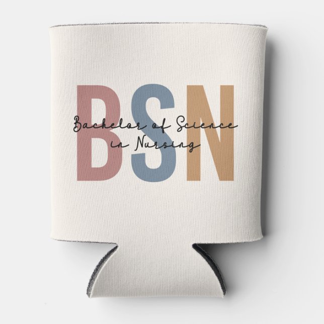 Rafraîchisseur Pour Canette BSN Bachelor of Science in Nursing Graduation (Devant)