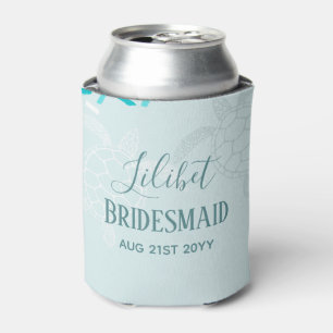 Rafraîchisseur Pour Canette BUDGET Bridesmaid Fête de mariage cadeaux SEA TURT