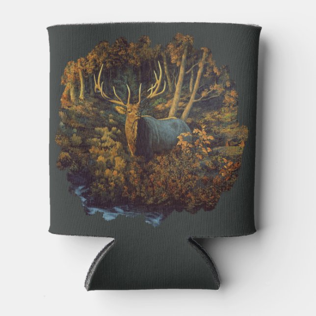 Rafraîchisseur Pour Canette Bull Elk Automne jaune (Devant)