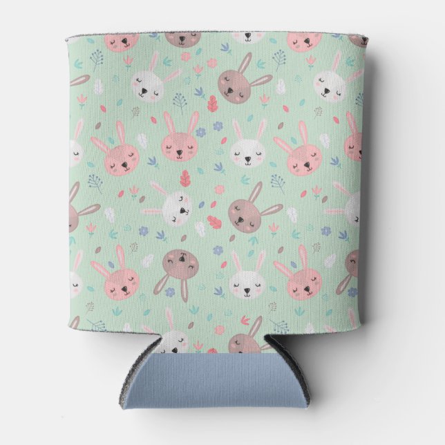 Rafraîchisseur Pour Canette Bunny Bloom Garden Beverage Cooler (Devant)