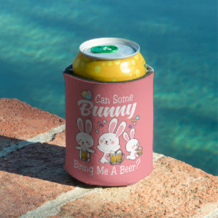 Rafraîchisseur Pour Canette Bunny M'Apporte Une Bière Heureuse Pâques