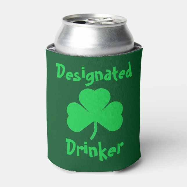 Rafraîchisseur Pour Canette Buveur désigné St Patrick's Day (Can devant)