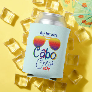 Rafraîchisseur Pour Canette Cabo Crew Vacances Famille Lune de miel Groupe Fil