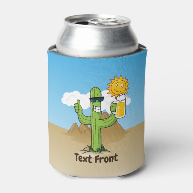 Rafraîchisseur Pour Canette Cactus avec bière (Can devant)