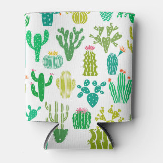 Rafraîchisseur Pour Canette Cactus plante : vintage ensemble floral.