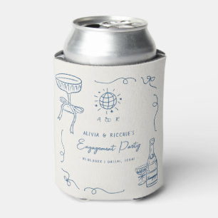 Rafraîchisseur Pour Canette Cadeau de fête de fiançailles fantaisiste dessiné