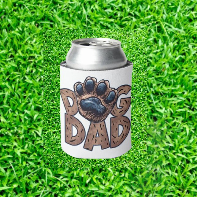 Rafraîchisseur Pour Canette Cadeau de golf d'anniversaire de papa (Perfect Gift for Dog Dads Who Love Golf: A Unique Treasure!)
