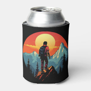 Rafraîchisseur Pour Canette Cadeau de grimpeur vintage de rock climing rétro