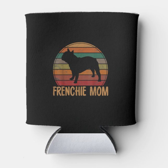 Rafraîchisseur Pour Canette cadeau maman bulldog français | cadeau pour animau (Devant)
