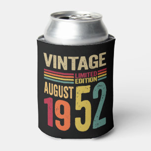 Rafraîchisseur Pour Canette Cadeaux de 70 ans Vintage Août 1952 - 70e Jour-B
