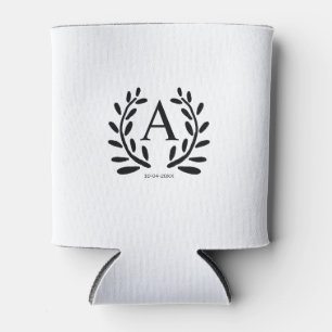 RAFRAÎCHISSEUR POUR CANETTE CADEAUX DE GARÇON D'HONNEUR MONOGRAMMÉS ANNÉE DATE