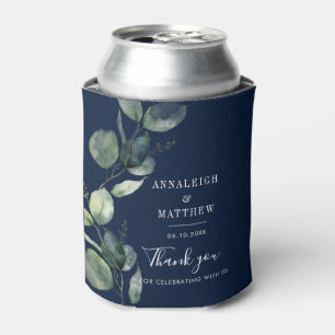 Rafraîchisseur Pour Canette Cadeaux de mariage de verdure d'eucalyptus botaniq