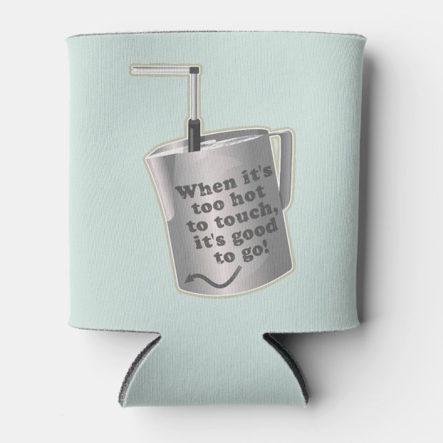 Rafraîchisseur Pour Canette Café Barista cuillère à chauffer le lait (Devant)