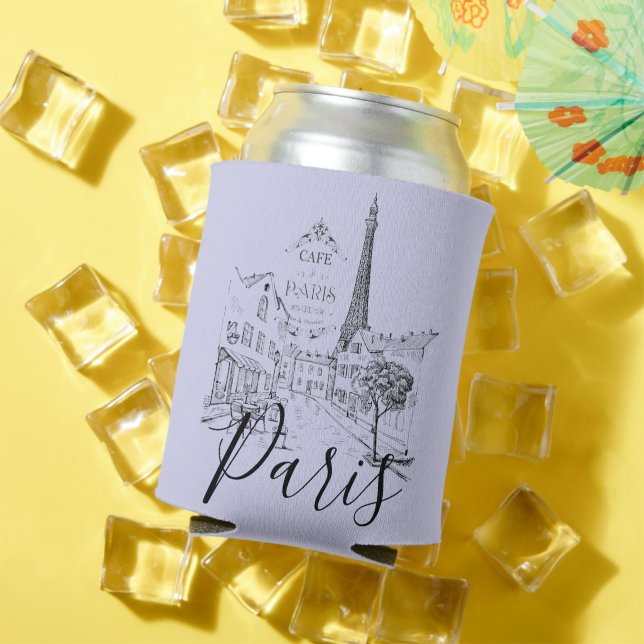 Rafraîchisseur Pour Canette Cafe Paris peut se refroidir (Été in situ)