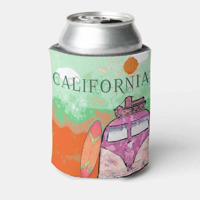 Rafraîchisseur Pour Canette California Travel Poster Can Cooler (Can Dos)