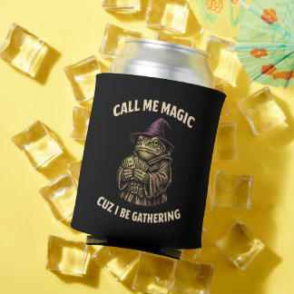 Rafraîchisseur Pour Canette Call Me Magic Cuz I Be Gathering Funny Wizard Frog