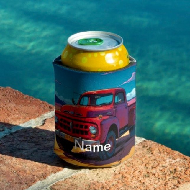 Rafraîchisseur Pour Canette Camion de ramassage américain classique (Créateur téléchargé)