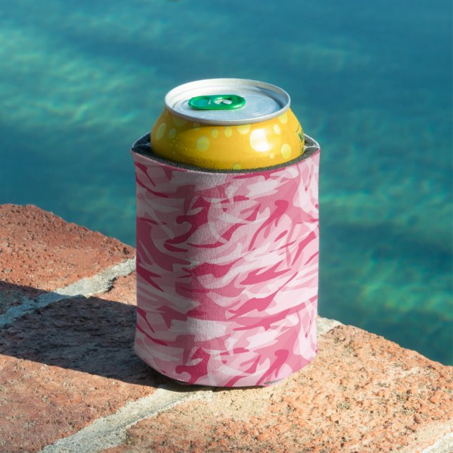 Rafraîchisseur Pour Canette Camo rose Poulet (Piscine in situ)