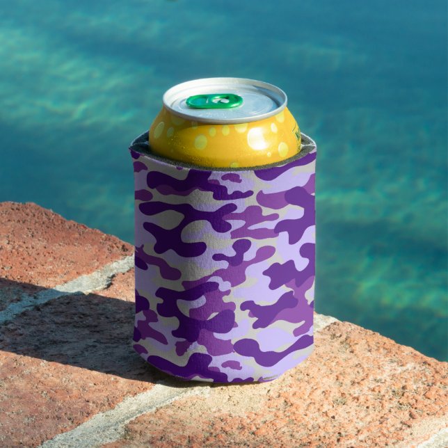Rafraîchisseur Pour Canette Camo Violet (Piscine in situ)