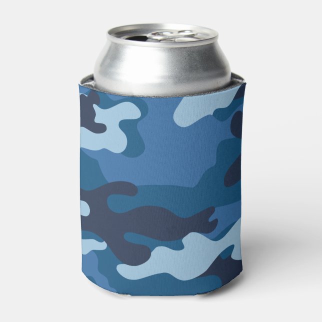 Rafraîchisseur Pour Canette Camouflage bleu mignon (Can devant)