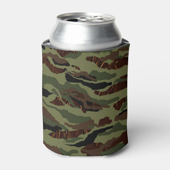 Rafraîchisseur Pour Canette Camouflage MVB - Design vert (Can devant)