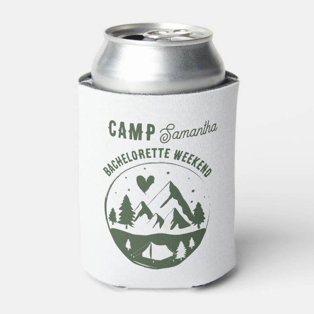 Rafraîchisseur Pour Canette Camp de fête de Bachelorette Camping Bach Week-end (Can devant)