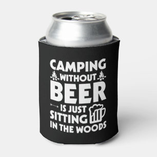 Rafraîchisseur Pour Canette Camper sans amant en bois s'asseyant de bière