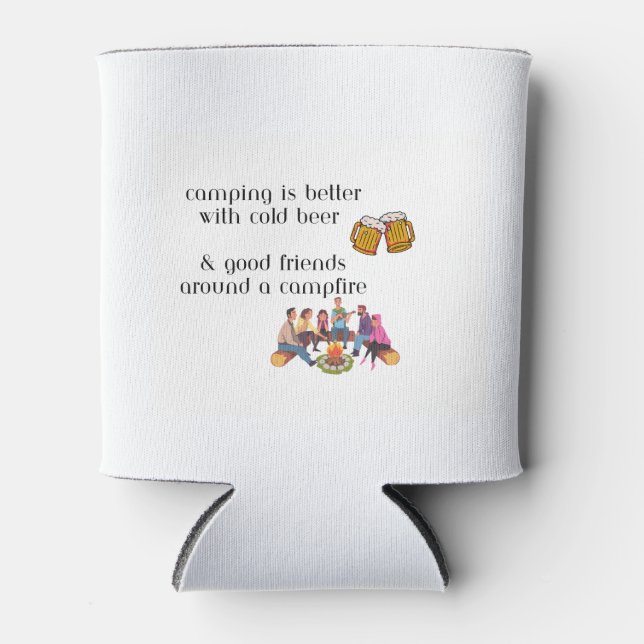 Rafraîchisseur Pour Canette Camping est meilleur avec la bière froide sur un (Devant)