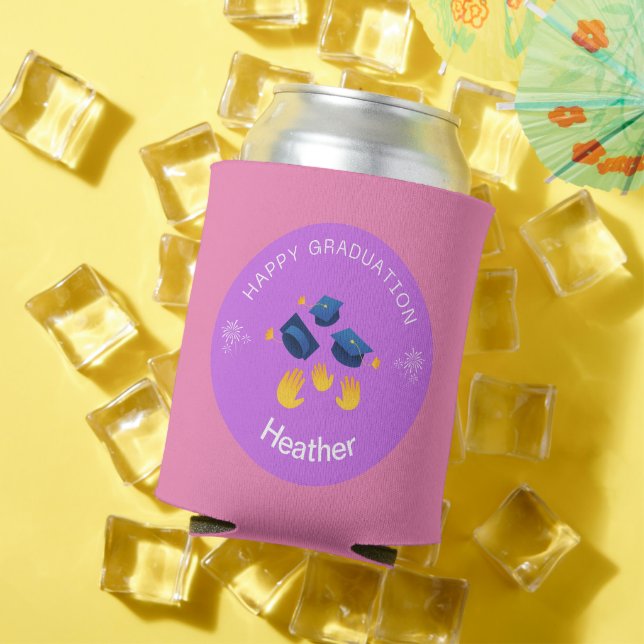 Rafraîchisseur Pour Canette Can Cool - Happy Graduate Personnaliser - Ajouter  (Été in situ)