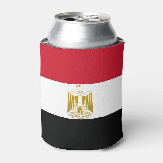 Rafraîchisseur Pour Canette Can Cooler avec drapeau d'Egypte (Can devant)